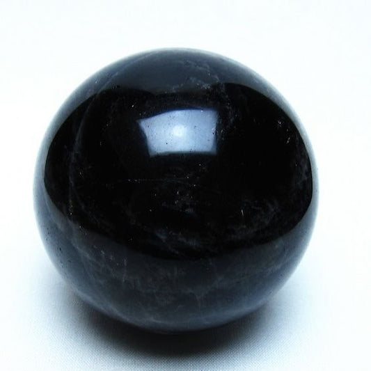 モリオン 黒水晶 丸玉 70mm 一点物 151-9476
