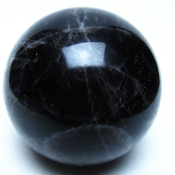 モリオン 黒水晶 丸玉 70mm 一点物 151-9479