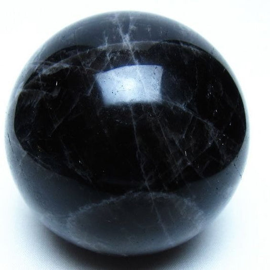 モリオン 黒水晶 丸玉 70mm 一点物 151-9479
