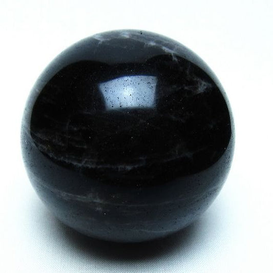 モリオン 黒水晶 丸玉 66mm 一点物 151-9499