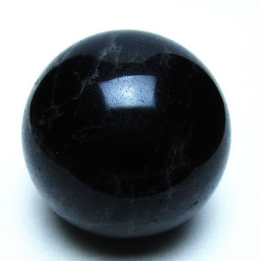 モリオン 黒水晶 丸玉 60mm 一点物 151-9520