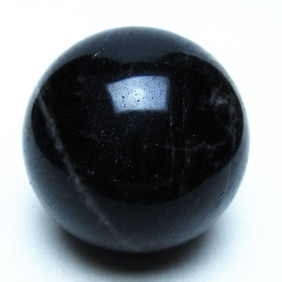 モリオン 黒水晶 丸玉 58mm 一点物 151-9531