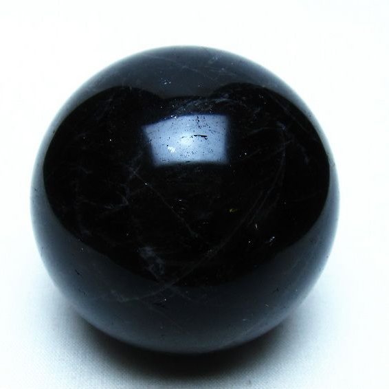 モリオン 黒水晶 丸玉 57mm 一点物 151-9534