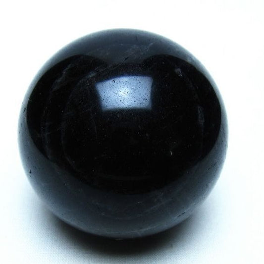 モリオン 黒水晶 丸玉 57mm 一点物 151-9535