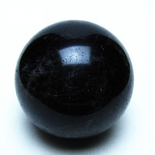 モリオン 黒水晶 丸玉 60mm 一点物 151-9544