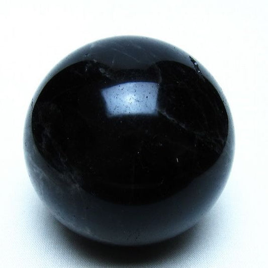 モリオン 黒水晶 丸玉 61mm 一点物 151-9546