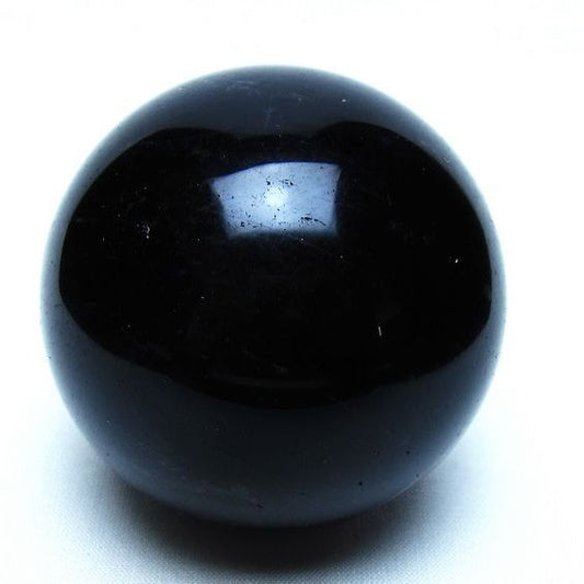 モリオン 黒水晶 丸玉 65mm 一点物 151-9558