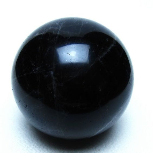 モリオン 黒水晶 丸玉 65mm 一点物 151-9560