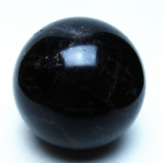 モリオン 黒水晶 丸玉 71mm 一点物 151-9567