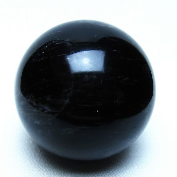 モリオン 黒水晶 丸玉 71mm 一点物 151-9568
