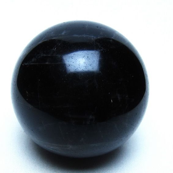 モリオン 黒水晶 丸玉 64mm 一点物 151-9572