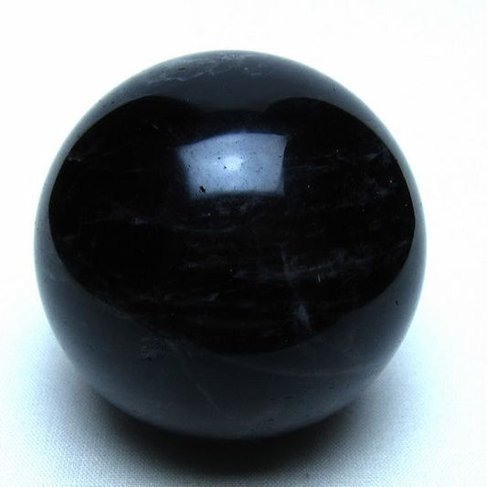モリオン 黒水晶 丸玉 60mm 一点物 151-9582