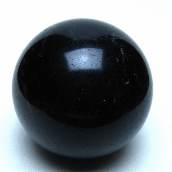 モリオン 黒水晶 丸玉 60mm 一点物 151-9584