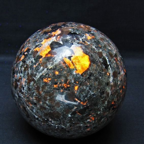 1.5Kg ユーパーライト 丸玉 105mm 一点物 151-9615