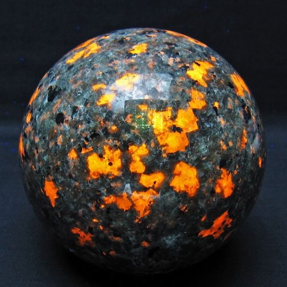 1.5Kg ユーパーライト 丸玉 105mm 一点物 151-9665