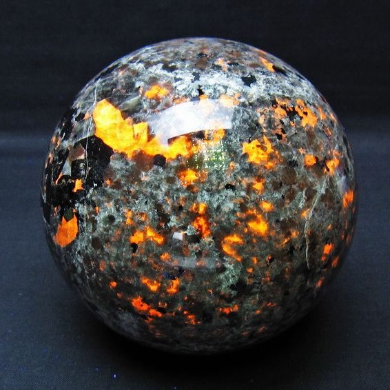 1.5Kg ユーパーライト 丸玉 110mm 一点物 151-9688