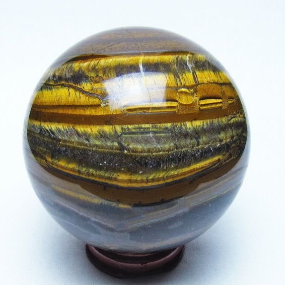 アイアンタイガーアイ 丸玉 71mm 一点物 151-9817