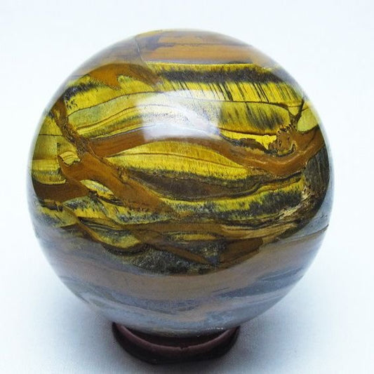 アイアンタイガーアイ 丸玉 74mm 一点物 151-9822
