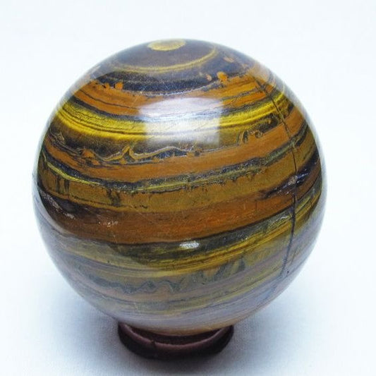 アイアンタイガーアイ 丸玉 75mm 一点物 151-9830