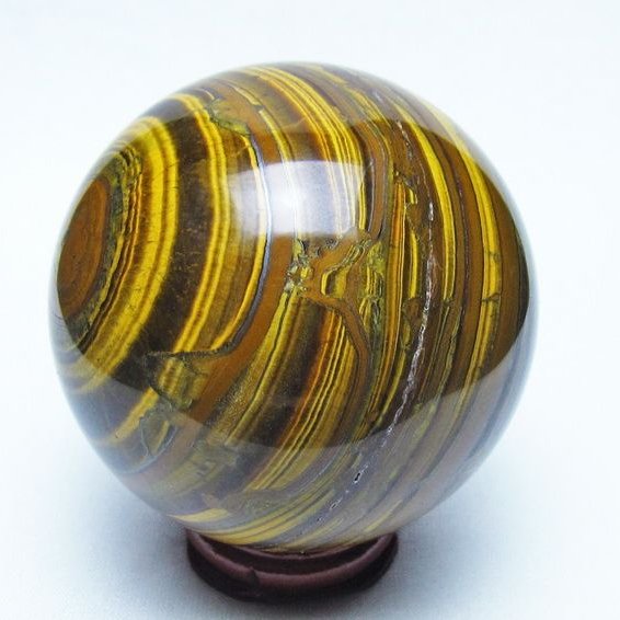 アイアンタイガーアイ 丸玉 68mm 一点物 151-9844
