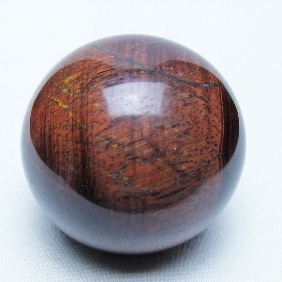 レッドタイガーアイ 丸玉 60mm スフィア 置物 一点物 151-9870