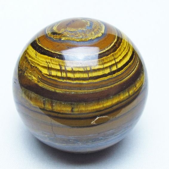 アイアンタイガーアイ 丸玉 58mm スフィア 置物 一点物 151-9877
