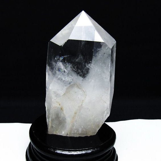 水晶 六角柱 台座付属 一点物  152-3019