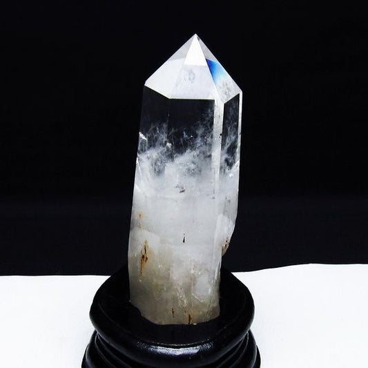 水晶 六角柱 台座付属 一点物  152-3073