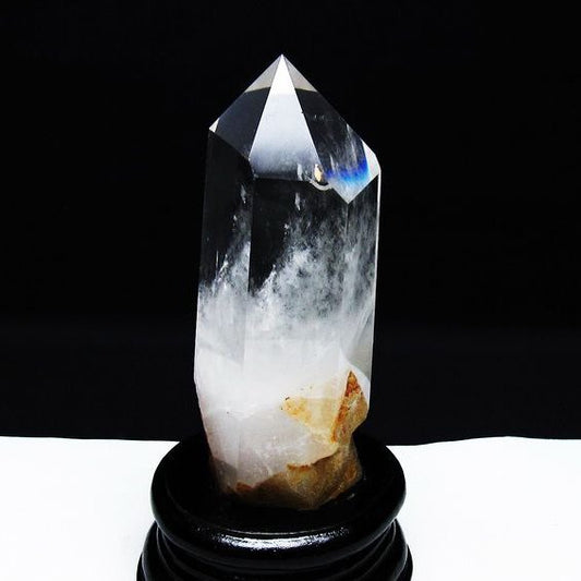 水晶 六角柱 台座付属 一点物  152-3077