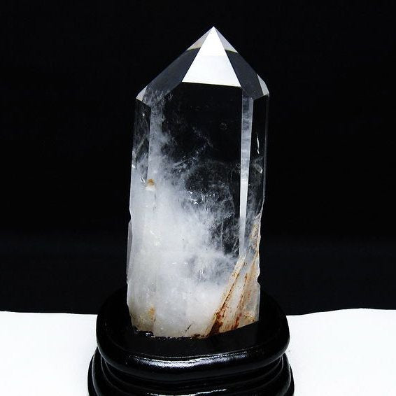 水晶 六角柱 台座付属 一点物  152-3085