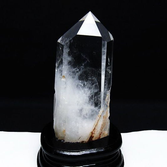 水晶 六角柱 台座付属 一点物  152-3085