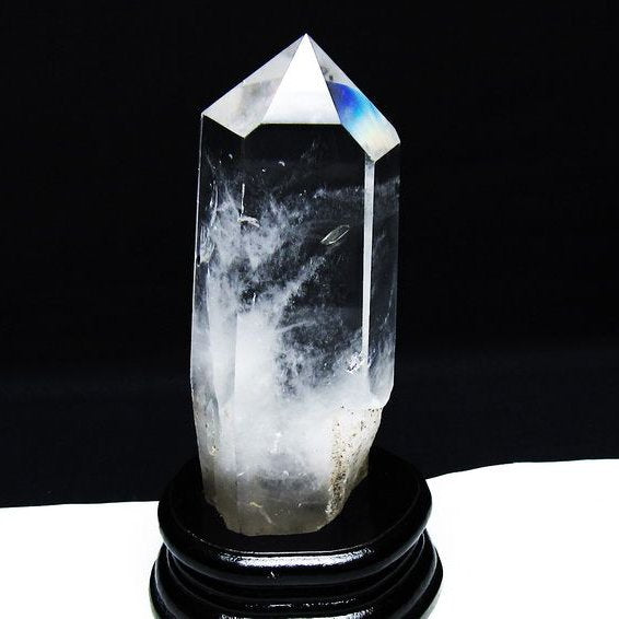 水晶 六角柱 台座付属 一点物  152-3090