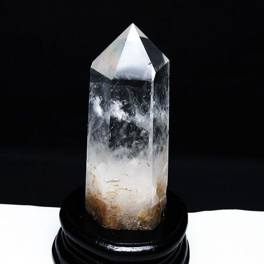 水晶 六角柱 台座付属 一点物  152-3095