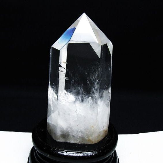 水晶 六角柱 台座付属 一点物  152-3114