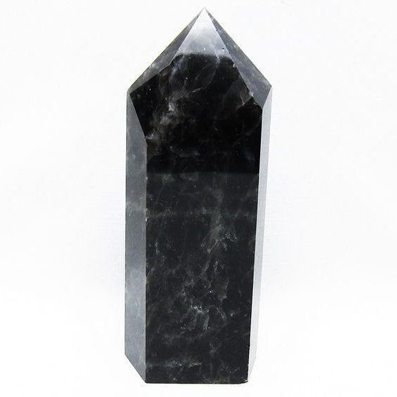 モリオン 黒水晶 六角柱 ポイント 置物 一点物 152-3671