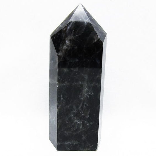 モリオン 黒水晶 六角柱 ポイント 置物 一点物 152-3671