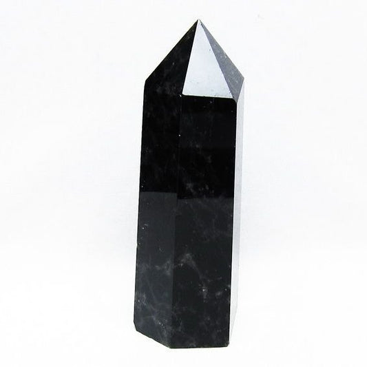 モリオン 黒水晶 六角柱 ポイント 置物 一点物 152-3672