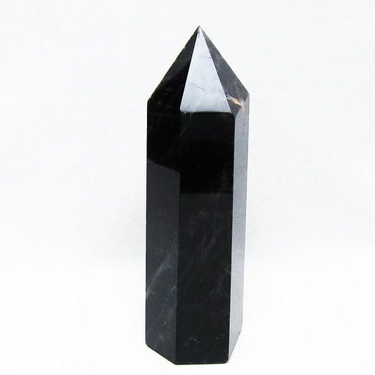 モリオン 黒水晶 六角柱 ポイント 置物 一点物 152-3680