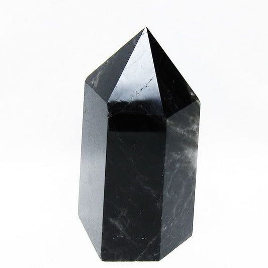 モリオン 黒水晶 六角柱 ポイント 置物 一点物 152-3692
