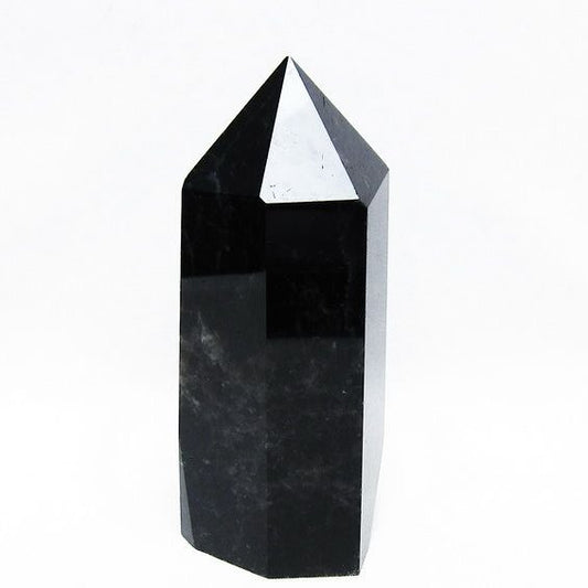 モリオン 黒水晶 六角柱 ポイント 置物 一点物 152-3705