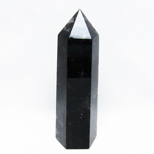 モリオン 黒水晶 六角柱 ポイント 置物 一点物 152-3707