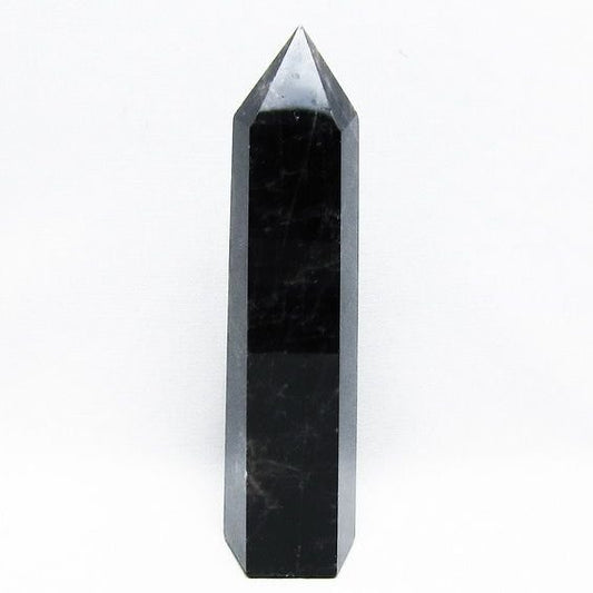 モリオン 黒水晶 六角柱 ポイント 置物 一点物 152-3709