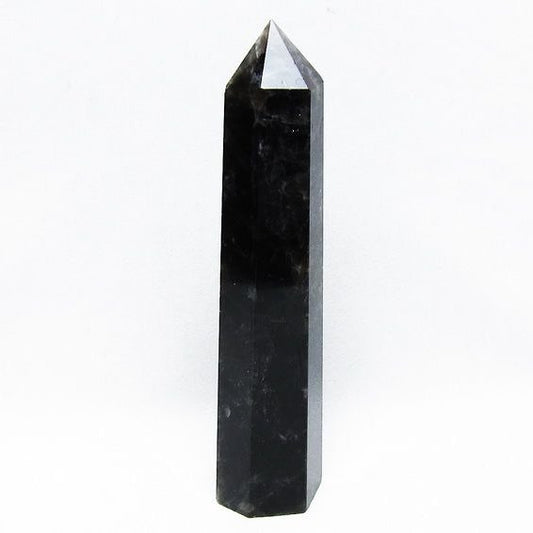 モリオン 黒水晶 六角柱 ポイント 置物 一点物 152-3711