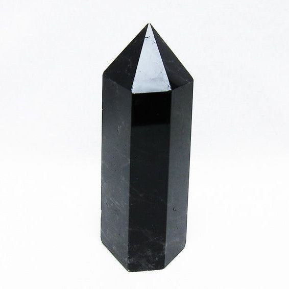 モリオン 黒水晶 六角柱 ポイント 置物 一点物 152-3725