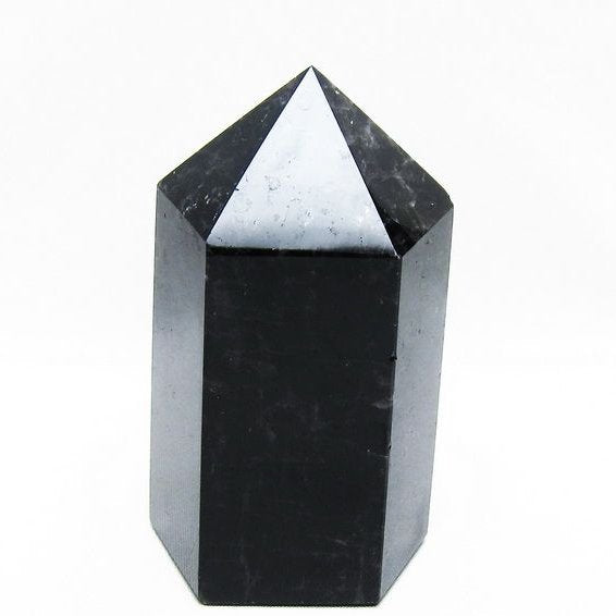 モリオン 黒水晶 六角柱 ポイント 置物 一点物 152-3729