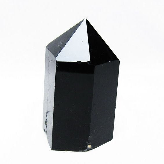 モリオン 黒水晶 六角柱 ポイント 置物 一点物 152-3732