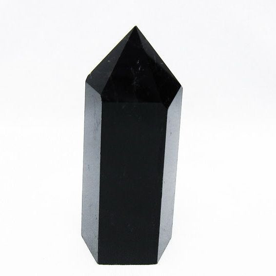 モリオン 黒水晶 六角柱 ポイント 置物 一点物 152-3733