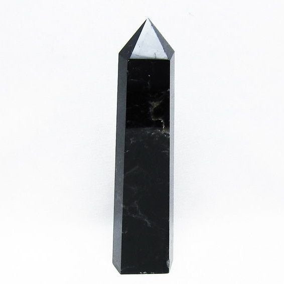 モリオン 黒水晶 六角柱 ポイント 置物 一点物 152-3750
