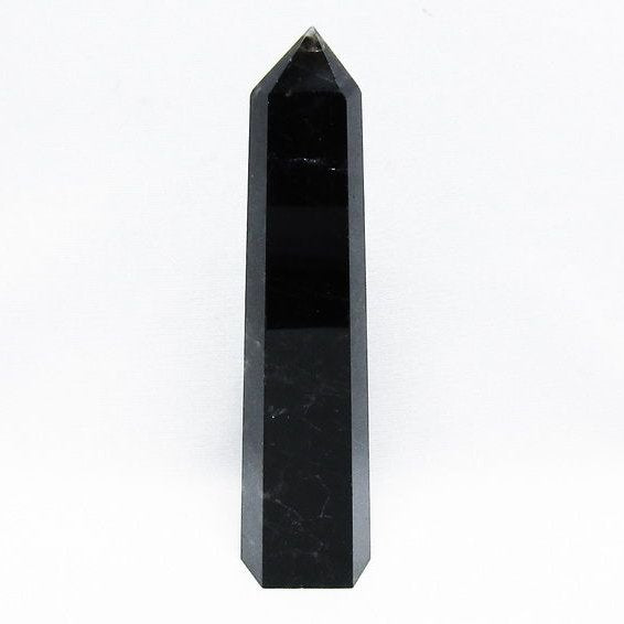 モリオン 黒水晶 六角柱 ポイント 置物 一点物 152-3751