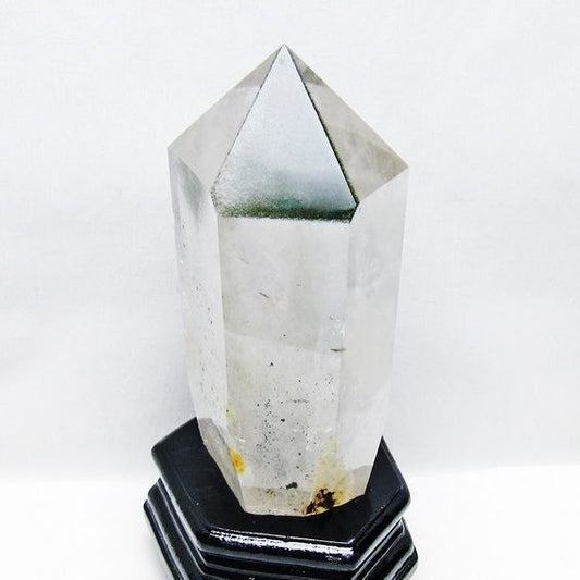 1.5Kg グリーンファントム 六角柱 台座付属 一点物 152-3889